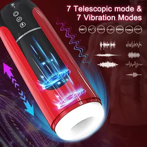 YoungWiill Automatic masturbator telescopic rotating intelligent Masturbation Cup Male Pocket Pussy Sex Toys For Men