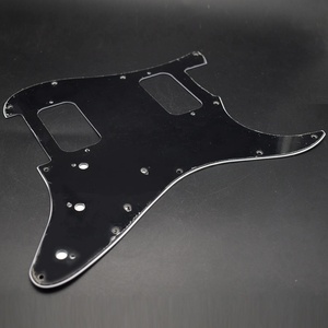 Pickguard <span class=keywords><strong>Stratocaster</strong></span> HH à 11 trous en PVC 3 plis, plaque anti-rayures ST Double Humbucker, compatible avec les <span class=keywords><strong>Stratocaster</strong></span> Fender américaines et mexicaines - Product Image 3