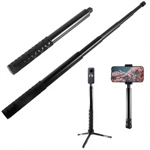 Perche à selfie extensible en aluminium + trépied pour caméra stabilisée DJI Osmo Mobile <span class=keywords><strong>5</strong></span> 4 3 FeiYu <span class=keywords><strong>Zhiyun</strong></span> <span class=keywords><strong>Smooth</strong></span> Moza Mini Isteady Insta360 - Product Image 4