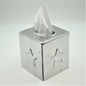 Caja de almacenamiento de servilletas de lujo, Metal cuadrado de soporte de tejido, revestimiento en polvo negro, uso doméstico, precio de fábrica - Product Image 5