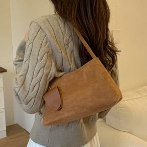 Sac à bandoulière demi-lune décontracté à imprimé léopard tendance, vente chaude, pour le shopping avec fermeture à glissière - Product Image 2