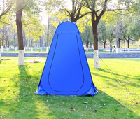 Tente de Douche Extérieure Portable et Imperméable avec Cabine de Change et Toilettes, 2000-3000mm, Tissu Polyester 170T, Quatre Saisons, Sans Montage