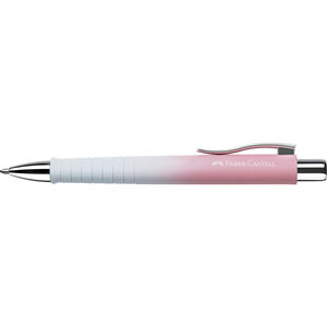 FABER CASTELL - Bolígrafo POLY BALL URBAN SUNSET Bicolor Blanco/Rosa - Product Image 1