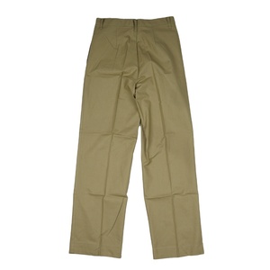<span class=keywords><strong>Pantaloni</strong></span> Cachi <span class=keywords><strong>Verde</strong></span> Erba Cinese, <span class=keywords><strong>Pantaloni</strong></span> Plissettati in Twill di Cotone, Abbigliamento da Lavoro, Stile Retrò WWII, <span class=keywords><strong>Pantaloni</strong></span> Vintage - Product Image 2