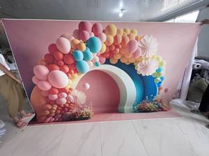 Fondali di Halloween per la fotografia castello della tomba pipistrello della strega lanterna della zucca della notte orribile sfondi del ritratto del bambino Photocall - Product Image 5