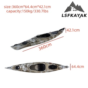 Vendita all'ingrosso della fabbrica della cina migliore singolo Kayak <span class=keywords><strong>di</strong></span> mare all'ingrosso Sit-in Design per un uso <span class=keywords><strong>di</strong></span> una persona in mancanza e fiume e mare - Product Image 2
