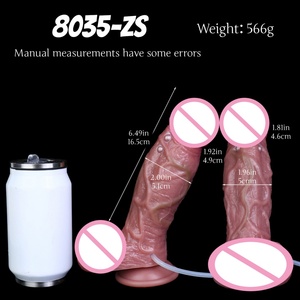 SXXY Dildo Realista de 2 Pulgadas de Grosor, Pene Artificial con Función de Eyaculación, Masajeador Realista, Estimulador de Punto G, Juguetes Sexuales para Mujeres - Product Image 2