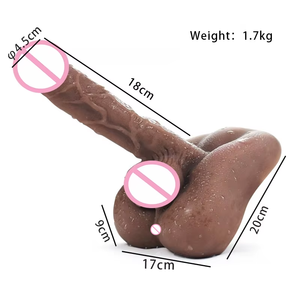 Silikon-Dildo für Männer Bodenkanone für Schwule zur Masturbation mit Analtür Sex-Tool für Erwachsene - Product Image 6