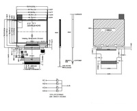 Módulo de Pantalla LCD TFT de 2.3 Pulgadas, 320x240, SPI ILI9342C, Pantalla Industrial de 262K Colores para Dispositivos Médicos, Hogar Inteligente y Dispositivos Portátiles
