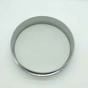<span class=keywords><strong>Tamis</strong></span> de jardinage rond en acier inoxydable <span class=keywords><strong>à</strong></span> mailles fines pour le compost, le sable et le sol de potage de bonsaï - Product Image 4