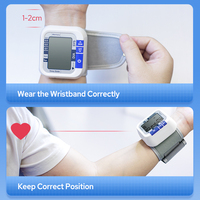 TRANSTEK Tensiomètre électronique intelligent personnalisé pour usage domestique, rechargeable, pour poignet et bras, appareil de mesure de la pression artérielle