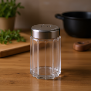 ขวดใส่พริกไทยแบบดั้งเดิม แพ็ค 10 ชิ้น ทำจากแก้วทนทาน ฝาปิดโลหะ ล้างด้วยมือเท่านั้น สำหรับใช้ในครัว - Product Image 3