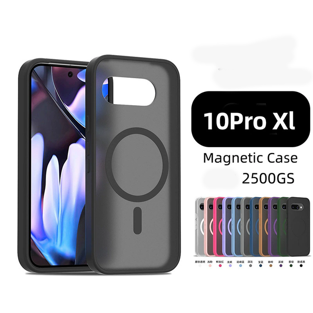 Skin Feeling Magnetic Ring Matte Mobile Phone Case for Google Pixel 9 PRO XL 10 Pro XL