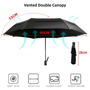 Wholesale Reversible <b>Automatic</b> Folding <b>Umbrella</b> Windproof Rain Portable Compact Travel <b>Umbrella</b> - Product Image 3