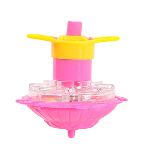 Bouncing Light Up Toy Spinner Toy pour enfants Battle Top en plastique avec lumière et musique Flash Led Spinning Top - Product Image 5