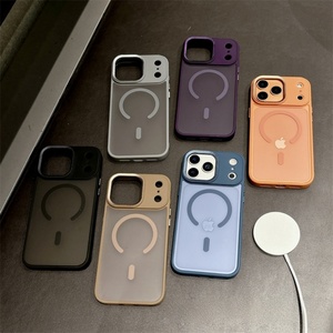 เคสโทรศัพท์กันกระแทกแม่เหล็กสุดหรู พร้อมเลนส์ป้องกันกล้อง สำหรับ iPhone 12 13 14 15 16 17 Pro air เคสแม่เหล็กกันกระแทก - Product Image 2