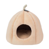 LS peppy friends – fournitures pour animaux de compagnie, nouveau design de luxe en peluche de faux renard, lit de chat personnalisé, grotte de maison, produits pour animaux de compagnie à la mode pour l'hiver