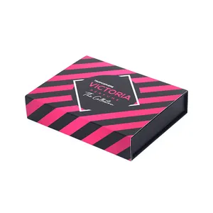 Wholesale custom logo cardboard paper oil/perfume packaging gift boxes with ribbon closure,magnetic spice box