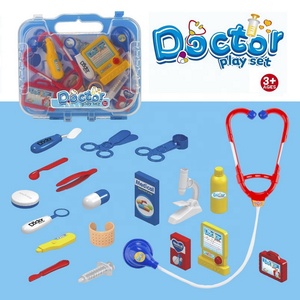 Kit Medico <span class=keywords><strong>Giocattolo</strong></span> in Plastica Blu, <span class=keywords><strong>Set</strong></span> Medico Portatile per Bambini, Gioco Educativo di Imitazione, Gioco di Ruolo, <span class=keywords><strong>Giocattolo</strong></span> Armadietto dei Medicinali - Product Image 1