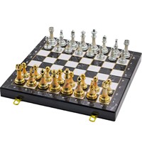 Jeu d'échecs haut de gamme en acrylique, motif marbre, échiquier pliable, pièces d'échecs lestées or et argent, grands jeux d'intérieur transfrontaliers