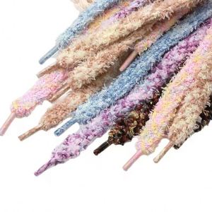 Cordones Planos Blancos de Poliéster Runtong con Diseño Floral, 1.3cm de Ancho, para Zapatos Casuales/Deportivos, Gran Venta - Product Image 3