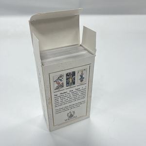 Juego de mesa de cartas de Tarot de diseño de fábrica personalizado, impresión en papel corrugado dúplex, <span class=keywords><strong>libro</strong></span> de guía de terciopelo y bolsa con impresión OEM - Product Image 5