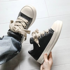 Nouvelles chaussures décontractées pour hommes de style coréen, à bout plat, avec fermeture à lacets, en microfibre, semelle extérieure en caoutchouc amortissante, colorées - Product Image 4