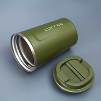 Tasse intelligente LED de 380ml et 510ml avec logo personnalisé Affichage de la température Tasse à vide en acier inoxydable à double couche pour le bureau et le voyage