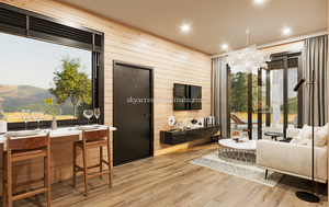 Casas prefabricadas de 2 dormitorios de montaje rápido, Villa pequeña, acogedora <span class=keywords><strong>casa</strong></span> prefabricada con sorbos/cabaña de troncos para vivir <span class=keywords><strong>en</strong></span> el <span class=keywords><strong>campo</strong></span> - Product Image 4