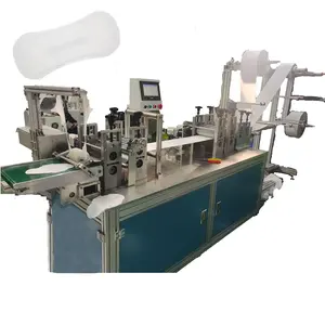 ODM Biodegradable Women Sanitary Pad Making Pe Film Semi Automatic Ultrasonic Sanitary Napkins Making Machine For Women Pads