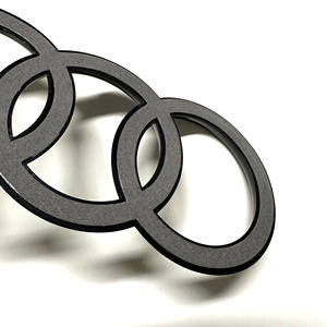 Emblema trasero de coche 4 anillos ABS insignia de maletero para <span class=keywords><strong>Audi</strong></span> A3 A4 A5 A6 A7 A1 A2 Q2 Q3 Q4 <span class=keywords><strong>Q5</strong></span> Q7 Q8 TT S3 S4 S5 S6 S7 - Product Image 2