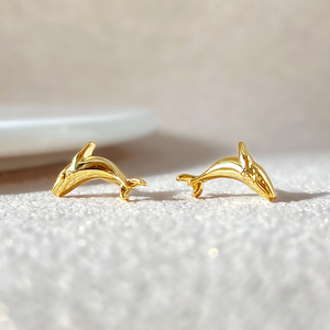 ชุดสร้อยคอและต่างหูรูปโลมา FOXI JEWELRY ชุบเงิน ของขวัญเครื่องประดับสำหรับผู้หญิง ดีไซน์น่ารัก - Product Image 5