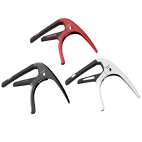 Capo Gitar Paduan Aluminium untuk Gitar Akustik Elektrik & Ukulele 6 Senar Aksesori Alat Musik