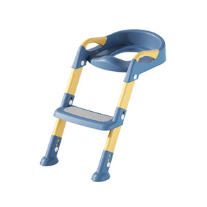 Cartoon Children Toilet Seat With Step Stool For Toddler <b>Potty</b> <b>Training</b> 3-6 Years Old Plastic Material - Product Image 5