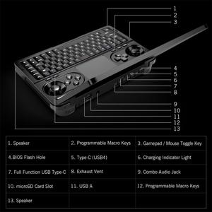 <span class=keywords><strong>PC</strong></span> de jeu <span class=keywords><strong>portable</strong></span> GPD WIN Mini 2025 32 Go + 2 To 7 pouces Win 11 Home AMD Rzen AI 9 HX370 Console de poche Ordinateur <span class=keywords><strong>portable</strong></span> Ordinateur <span class=keywords><strong>portable</strong></span> - Product Image 5