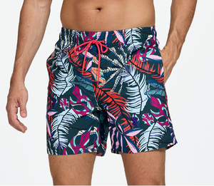 Short de bain grande taille personnalisé pour hommes Maillot de bain imprimé à séchage rapide Short de <span class=keywords><strong>plage</strong></span> Polyester Maillot de bain surf pour hommes Short de bain - Product Image 2