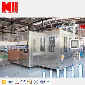 Conveyor equipped drink water bottle filling machine water packing machine 10000 bph water bottle filling machine