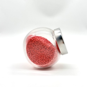 레드 플라스틱 컬러 마스터 배치 pp Pe Abs 캐리어 사료 골짜기 용 고밀도 플라스틱 과립 - Product Image 1