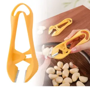 Garlic Stripper Manual Garlic Peeler Lightweight Practical Kitchen <b>Tools</b> Non-toxic Safety Gadget Garlic Peeling Clip Tweezer - Product Image 4