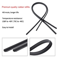 2025, venta al por mayor, gran oferta, accesorios de repuesto para coche, 6mm, recambio de limpiaparabrisas de goma suave negro Universal
