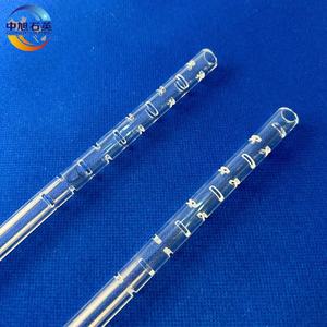 Les tubes de quartz transparents à haute température et haute pureté avec de petits trous peuvent être personnalisés en différentes tailles. - Product Image 2