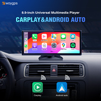 Ewaygps Proveedor Mayorista de Pantalla Carplay Universal Portátil de 8.9 Pulgadas, Unidad Principal Inteligente con Linux, Carplay Inalámbrico para Automóvil