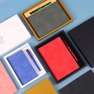 Carnet A5 personnalisé en lin et tissu, avec logo sur mesure, pour journalisation quotidienne et hebdomadaire, avec porte-stylo – Promotion économique - Product Image 1