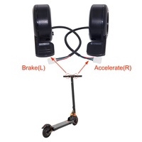 Poignée de frein et d'accélérateur droite en ABS durable 108 pour trottinettes auto-équilibrées et trottinettes pour enfants KUGOO S1