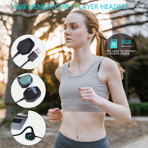 Auriculares Inalámbricos de Conducción Ósea IPX8 para Deportes, Correr y Nadar, Manos Libres, Auriculares de Conducción Ósea de Oreja Abierta - Product Image 2
