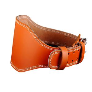 2026 Cowhide Leather Powerlifting Weight Lifting Dip <b>Belt</b> Fitness Gym Adjustable Metal Buckle Squat Padded Lumber Lower Back - Product Image 2