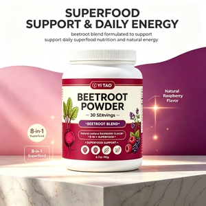 Poudre de Betterave 8-en-1 Saveur Framboise OEM/ODM Privé – Mélange Superalimentaire pour l'Énergie Quotidienne et la Nutrition – Poudre de Betterave Non-OGM - Product Image 3