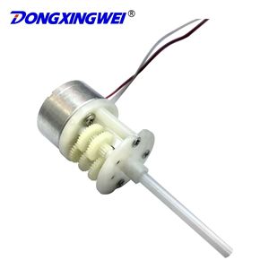 Motorreductor de CC Dongxingwei de 32 mm con imán permanente, motor eléctrico miniatura con montaje de brida para coches de juguete y productos para adultos - Product Image 1