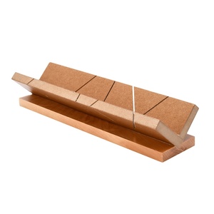 Nouveaux articles en forme de V : Boîte à mortaiser et à onglets en hêtre et MDF, Scie à onglets pour le travail du bois, Outils de menuisier, Outils à mortaiser, Coupe parfaite - Product Image 1