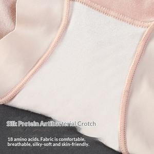 Mutande a Vita Alta in Modal Traspiranti e Confortevoli con Design Cucito che Appiattisce l'Addome Culottes Slip in <span class=keywords><strong>Pizzo</strong></span> da Donna - Product Image 4